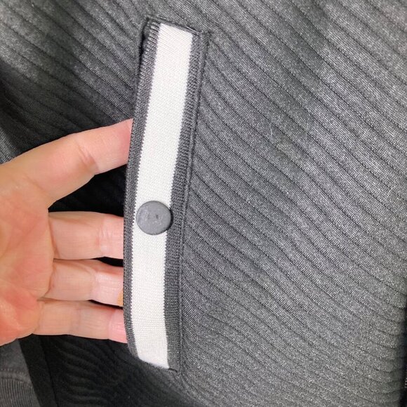 Mens Lon Nyc Across the Pond Cardigan Jacket Full Zip Black M Polyester NWT - Picture 5 of 9